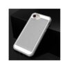 Iphone 8 - Blødt Gummi Cover Med Stødabsorberende Funktion - Grå / Hvid