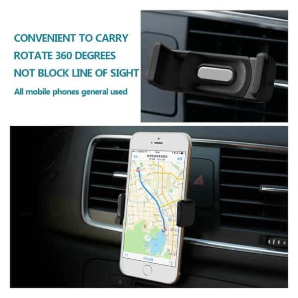 Car Air Vent Mount Holder Til Mobiltelefoner