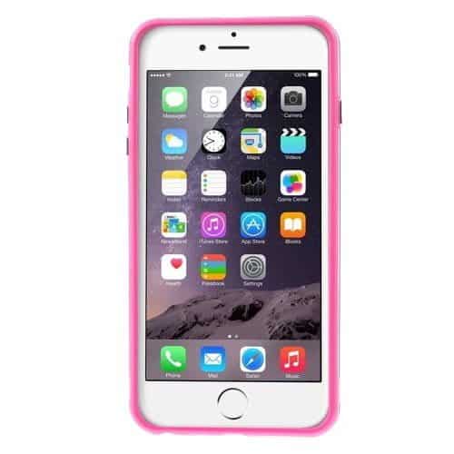 Iphone 6s Plus/6 Plus - Pc Og Tpu Bumper Ramme - Rosa