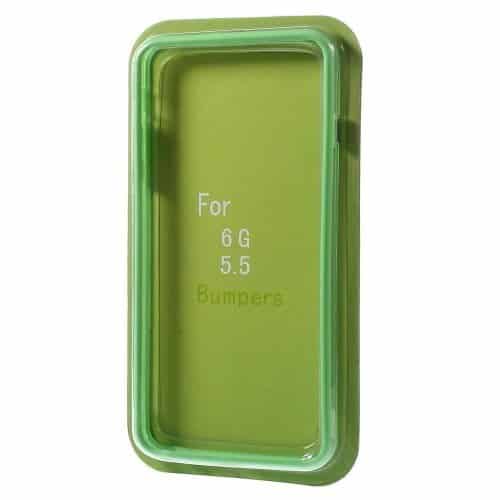 Iphone 6s Plus/6 Plus - Pc Og Tpu Bumper Ramme - Grøn