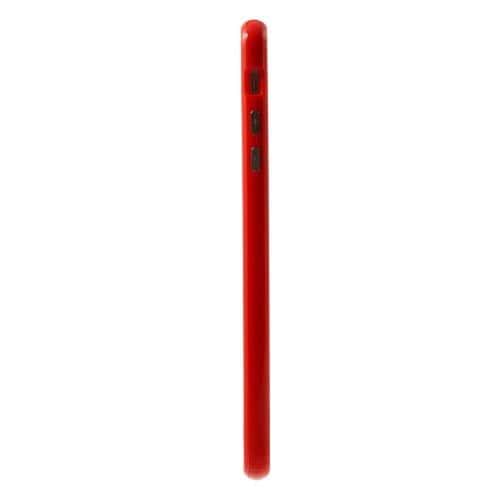 Iphone 6s Plus/6 Plus - Solid Farve Pc Og Tpu Hybrid Bumper Etui - Rød