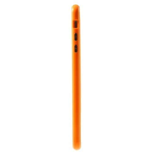 Iphone 6s Plus/6 Plus - Solid Farve Pc Og Tpu Hybrid Bumper Etui - Orange