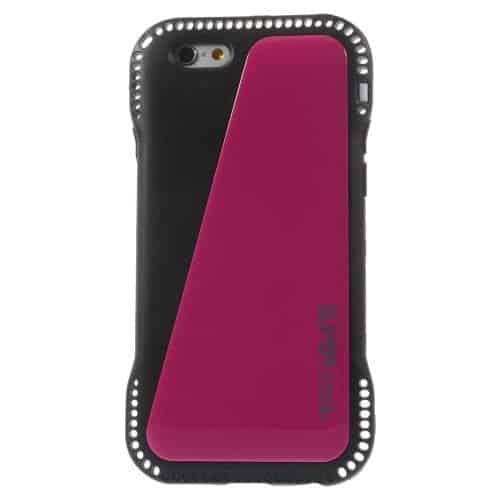 Iphone 6/6s - Spinkelt Talje Plastik Og Tpu Kortholder - Rosa