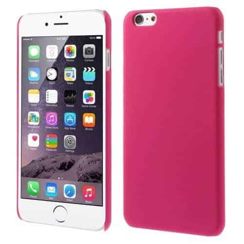 Iphone 6s Plus/6 Plus - Gummibelagt Hard Plastik Etui - Rosa