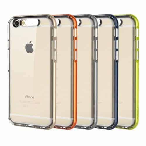 Iphone 6/6s - Rock Indkommende Opkald Lysende Pc Og Tpu Bagside Etui - Guldfarve