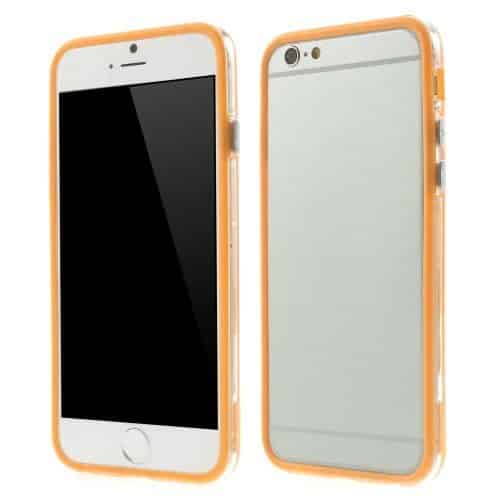 Iphone 6/6s - Pc Og Tpu Hybrid Bumper Etui - Orange