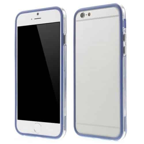 Iphone 6/6s - Pc Og Tpu Hybrid Bumper Etui - Mørkeblå