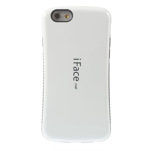 Iphone 6/6s - Superb Iface Blankt Pc Og Tpu Hybrid Cover - Hvid