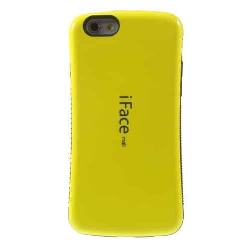 Iphone 6/6s - Superb Iface Blankt Pc Og Tpu Hybrid Cover - Gul