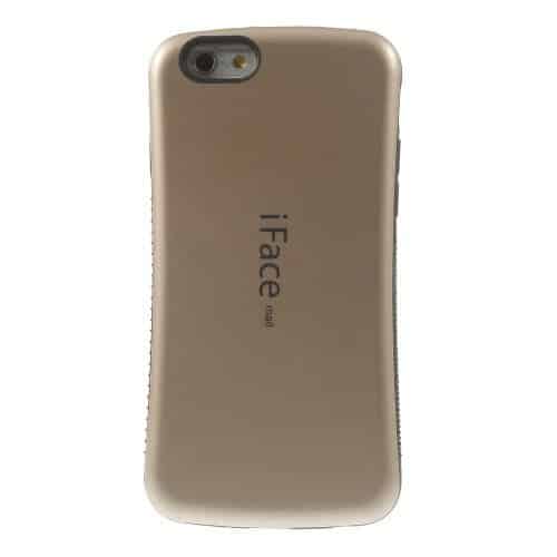Iphone 6/6s - Superb Iface Blankt Pc Og Tpu Hybrid Cover - Champagnefarve