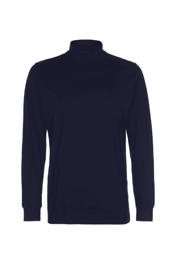 Turtleneck Navy Blå