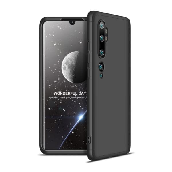 Xiaomi Mi Note 10 360 Beskyttelsescover Sort