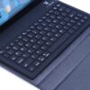 Ipad Pro 9.7" - Dansk Layout Tastatur Pro Bluetooth Med Kunstlæder Cover Og Stand Sort