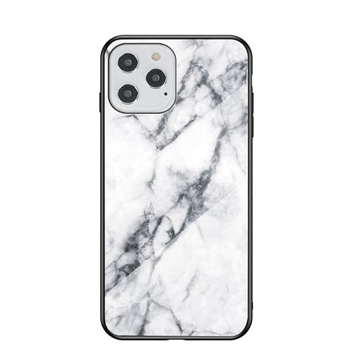 Iphone 12 Cover White Marble