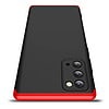 Samsung Note 20 360 Beskyttelses Cover Sort/rød