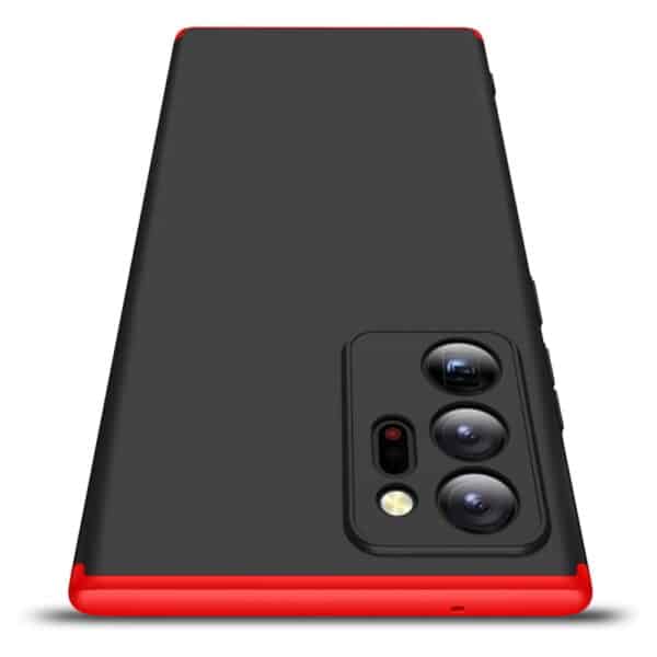 Samsung Note 20 Ultra 360 Beskyttelses Cover Sort/rød