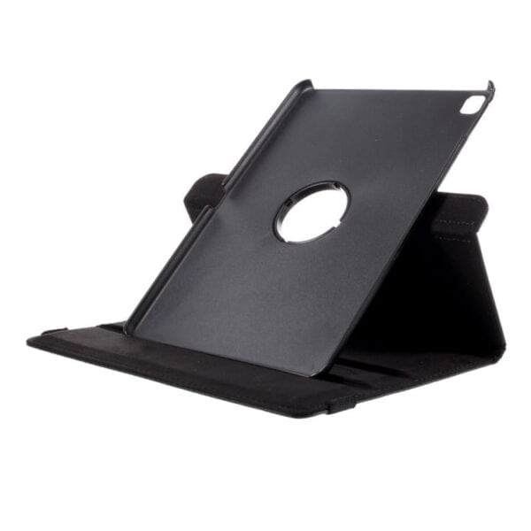 Ipad Pro 9.7 (a1673, A1674, A1675) - 360 Graders Roterbar Stand Litchi Pu Læder Cover - Sort