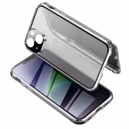 Iphone 14 Privacy Perfect Cover Sølv