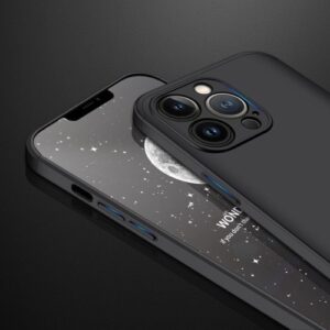 Iphone 13 Pro 360 Beskyttelsescover Sort