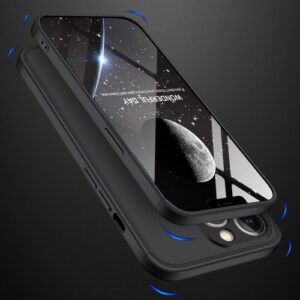 Iphone 13 Pro Max 360 Beskyttelsescover Sort