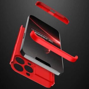 Iphone 13 Pro Max 360 Beskyttelsescover Rød