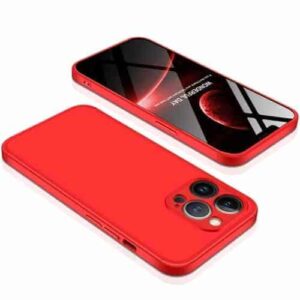 Iphone 13 Pro Max 360 Beskyttelsescover Rød