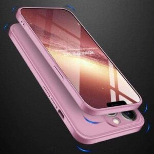 Iphone 13 Pro Max 360 Beskyttelsescover Rosa