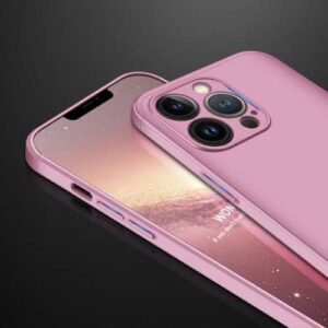 Iphone 13 Pro Max 360 Beskyttelsescover Rosa