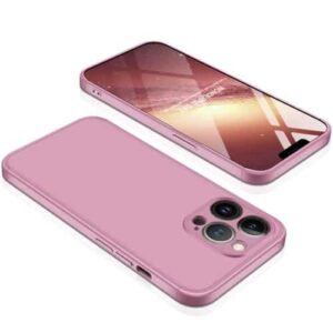 Iphone 13 Pro Max 360 Beskyttelsescover Rosa