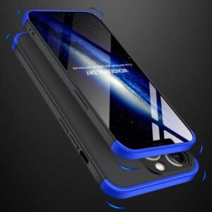 Iphone 13 Pro Max 360 Beskyttelsescover Sort/blå