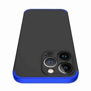 Iphone 13 Pro Max 360 Beskyttelsescover Sort/blå