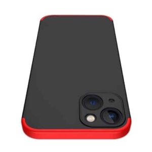 Iphone 13 Mini 360 Beskyttelsescover Sort/rød