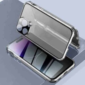 Iphone 14 Pro Privacy Perfect Cover Sølv