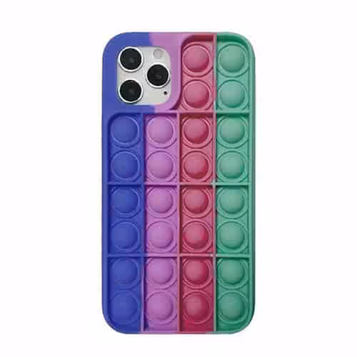 Iphone 12 Popit Cover Regnbue