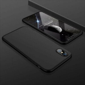 Iphone Xs 360 Beskyttelsescover Sort