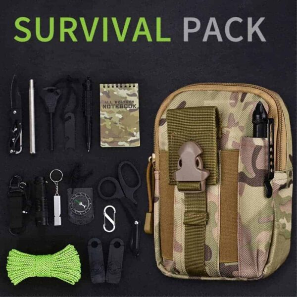 a backpack and other items