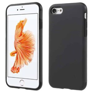 Iphone 8 - Gummi Cover Med Mat Overflade - Grå
